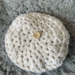 Hand crocheted beret